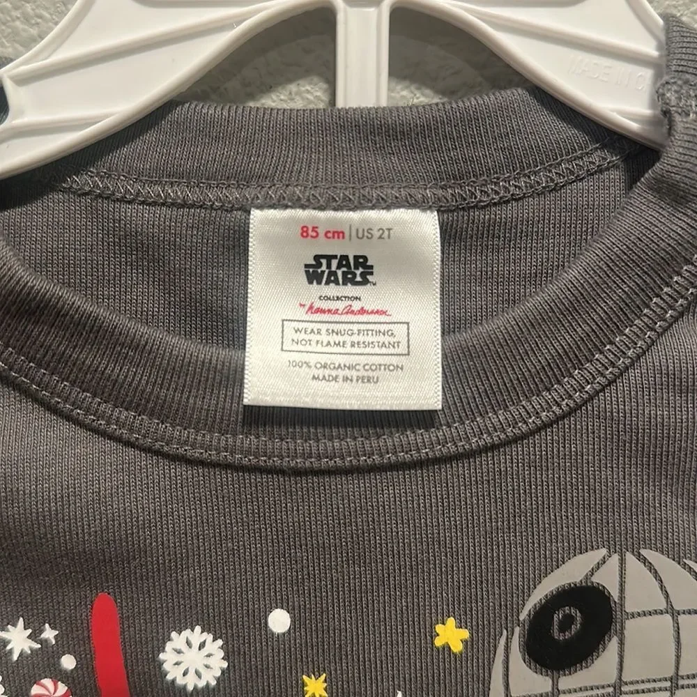 Hanna Andersson Star Wars Holiday NWT 2pc‎ PJsSz 85cm 2T